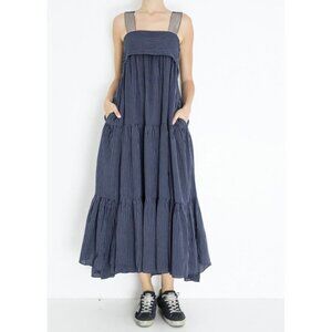 Ulla Johnson Maci Maxi Dress Midnight 2